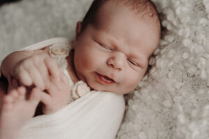 Neugeborenen Foto eines Jungens