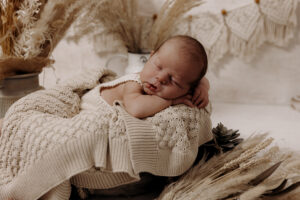 Neugeborenen Foto eines Jungens